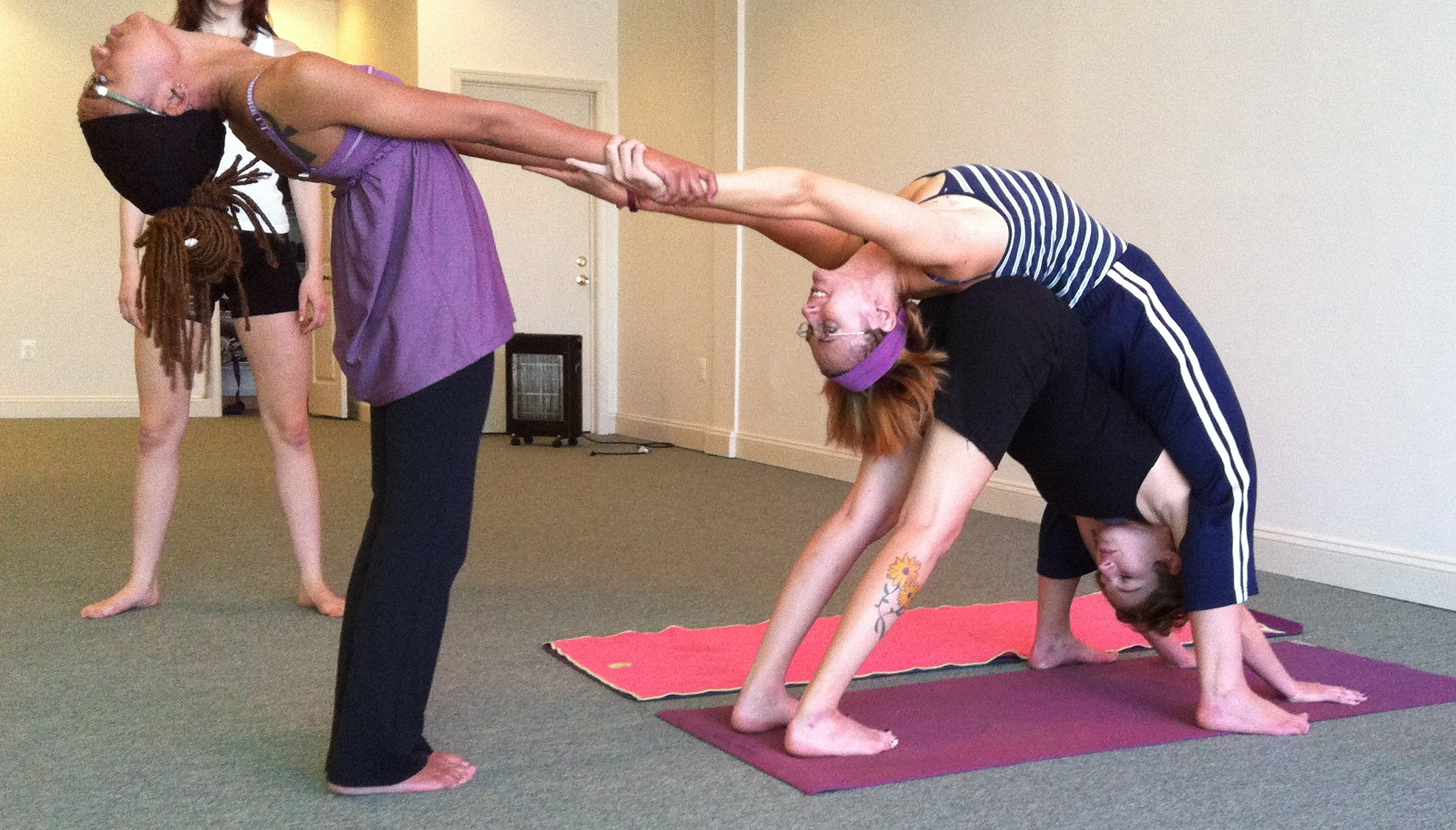 they as  advanced  Intermediate/Advanced poses Beginners attend  to may for beginners Yogis. yoga long as Who: